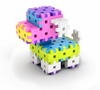 Meli Basic Pink 50 el construction blocks.