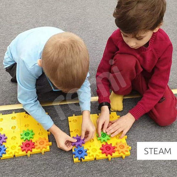 Korbo EDU Code 420 el bricks set. + Book with worksheets 83 x A4