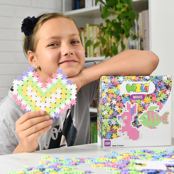 Meli Minis Pastel 1200 el construction blocks.
