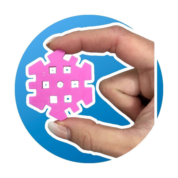 Meli Basic Constructor Pink blocks 60 el.