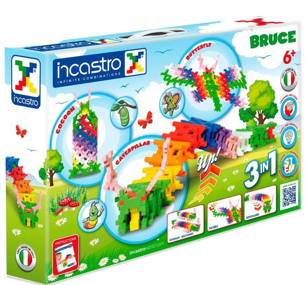 Klocki konstrukcyjne Incastro Bruce 3w1 103 elementy 4+