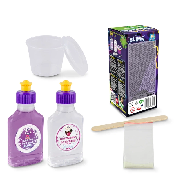 SLIME ZESTAW DIY SWIECĄCY W CIEMNOSCI