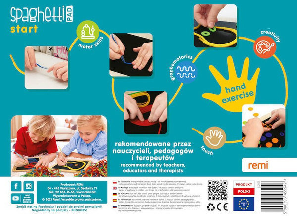 Spaghetti Pad Start tabliczka do rysowania sznurkami – Korbo 4+