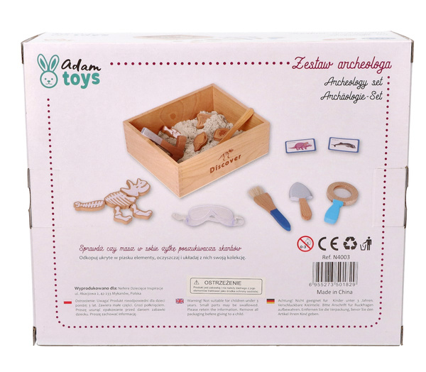 Little archaeologist set - with kinetic sand