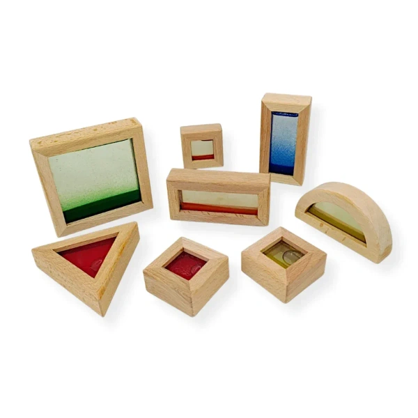 Wooden Sensory Blocks with Quicksand Effect SensArt – Kabi 2+