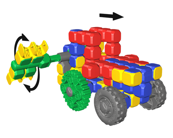 Klix Cubes Gears 310 el. - Construction Blocks
