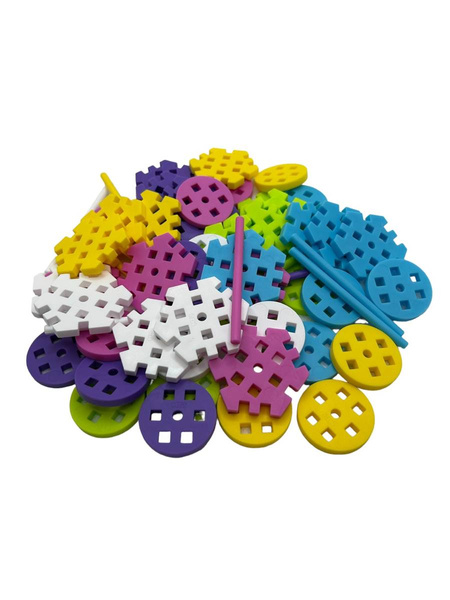 Meli Basic Constructor Pink blocks 60 el.