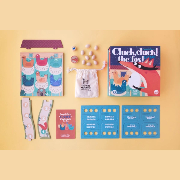 LONDJI Puk Game! Puk! Here's the fox! - family board game