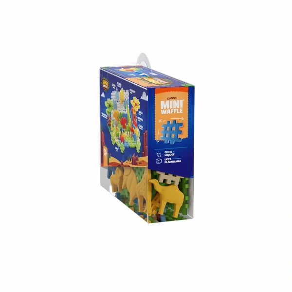 Marioinex Mini Waffle Animals Safari 100 el. – klocki z figurkami 3+