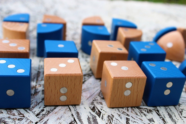 Magnetic wooden blocks - IGEO 24 el.