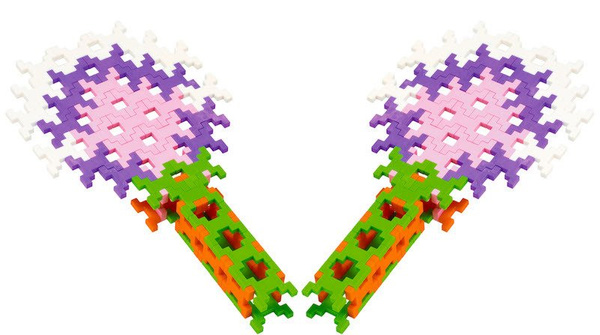 Incastro Pastel Maxi Pink 100 el. - Construction blocks