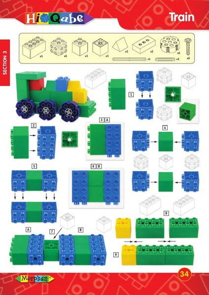 Instrukcje do klocków Morphun Hi-Qube 36 str.