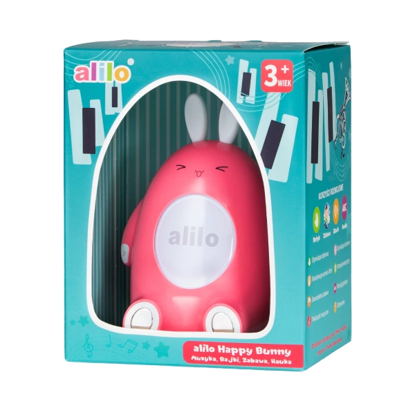 Króliczek Alilo Happy Bunny P1 PINK - różowy