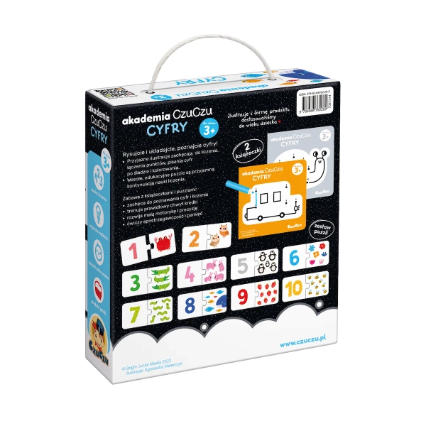 Gra edukacyjna CzuCzu Akademia Cyfry nauka liczenia 3+