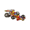 Klocki konstrukcyjne Meli Minis Car 3w1 1000 elementów – 4+