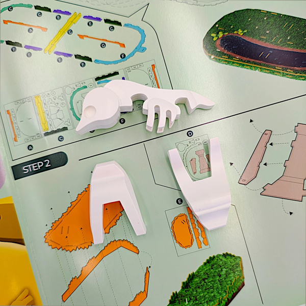 Magnetyczne figurki 3D zwierząt leśnych – Half Toys 3+