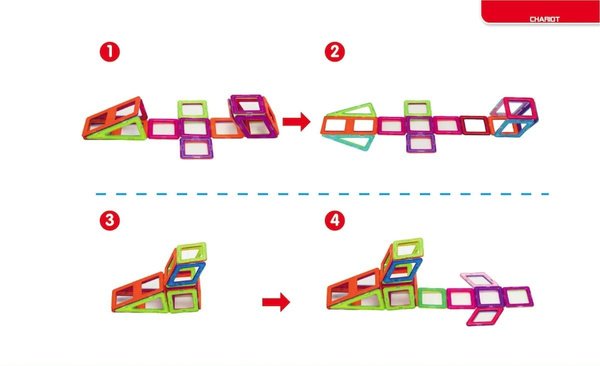 Magical Magnet 98 el. - Magnetic Blocks