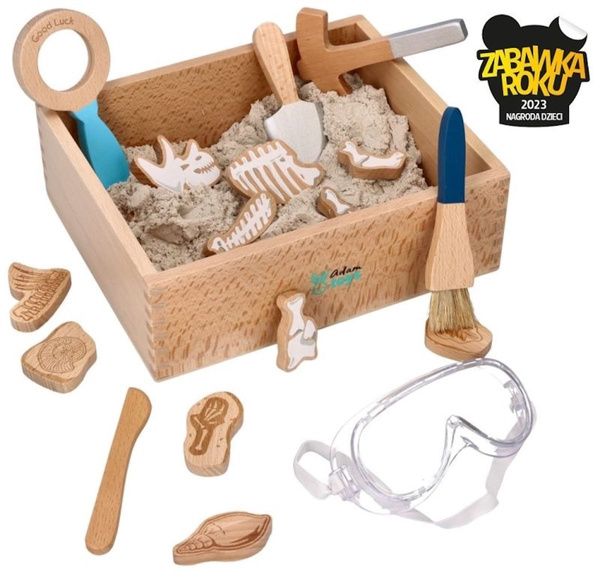 Little archaeologist set - with kinetic sand
