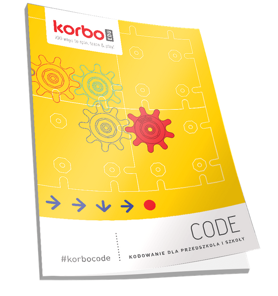 Zestaw Klocki Korbo EDU Code 420 el. + Książka z kartami pracy 83 x A4