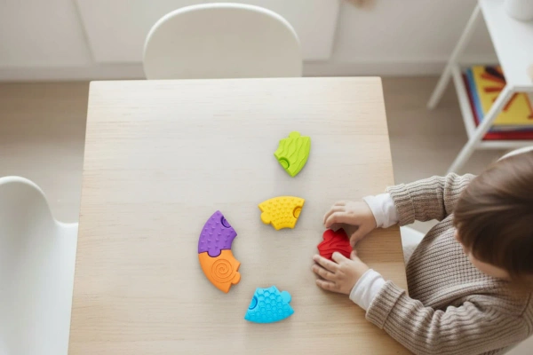 Soft BiBi Sensory Puzzle Circle – układanka sensoryczna 6m+