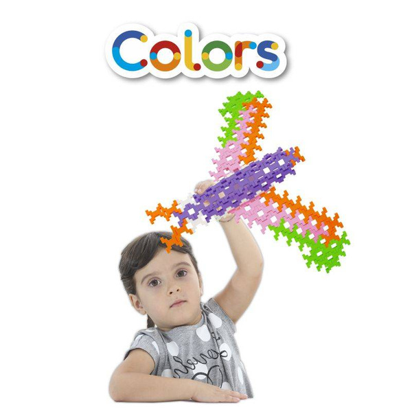 Incastro Pastel Maxi Pink 100 el. - Construction blocks