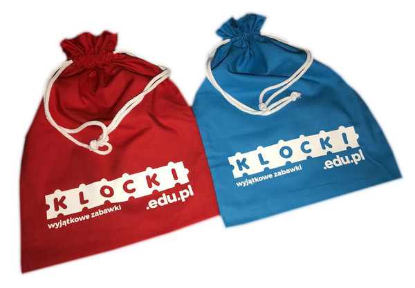 Cotton block bag 30x40 cm