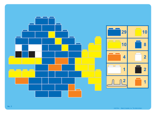 Little Architect - ArchiPets 630 el. - Educational blocks