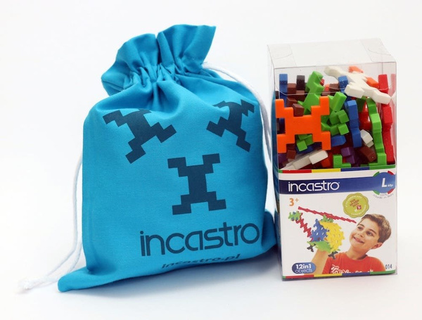 Klocki konstrukcyjne Incastro Cube L 60 elementów – 4+