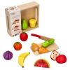 Vegetables and fruits in a box - for cutting