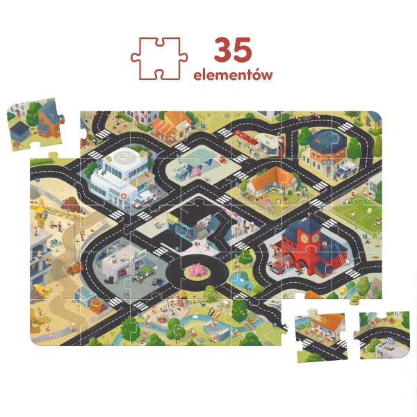 Duuuże puzzle Droga 3+