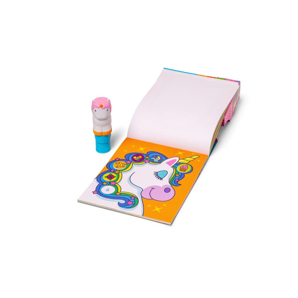 Sticker Wow - Sticker book and stamp book - Unicorn