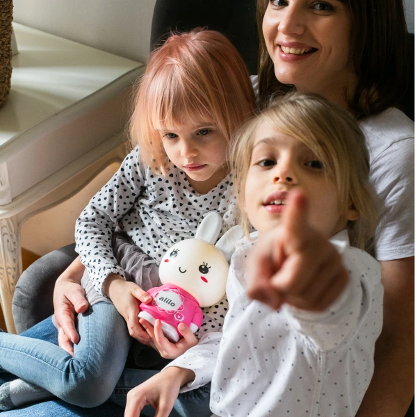 Króliczek Alilo Big Bunny G7C PINK - różowy