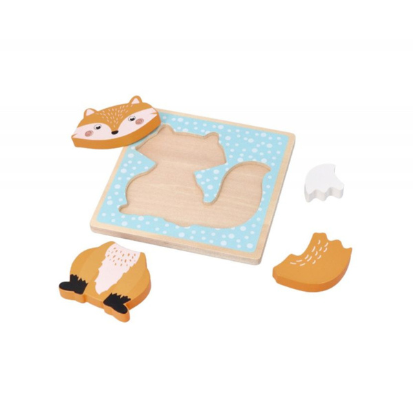 Wooden puzzle for toddler - Fox
