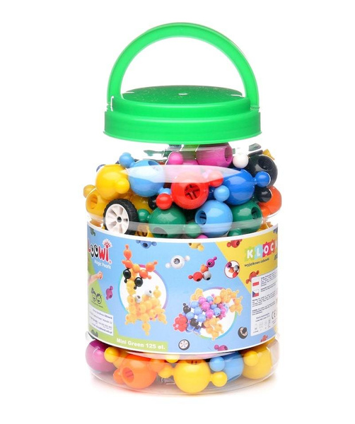 Loowi construction blocks - Green set 125 el.