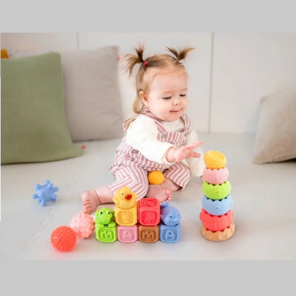 Large set of sensory toys Tullo - 18 el.