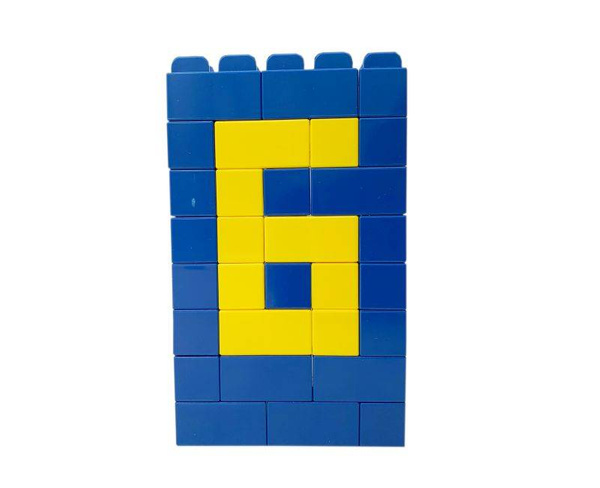 Little Architect educational blocks - Letters and Numbers 630 el.