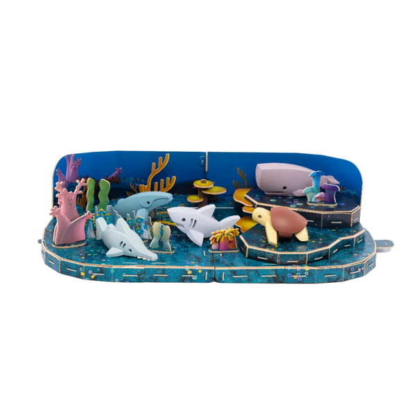 Magnetyczne zwierzaki Half Toys Ocean 3D – figurki dla dzieci 3+