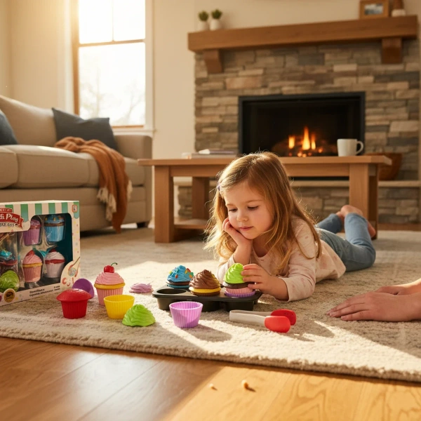 Zabawki magnetyczne dla dzieci – babeczki 25 el. Popular Playthings 3+