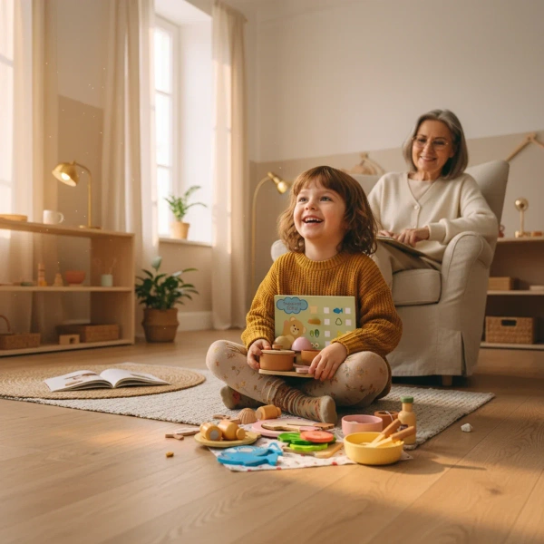 Wooden Kitchen Playset 40+ Pieces for Kids – Kabi 3+