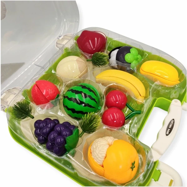 Cutting vegetables and fruits 18 pcs in case – Jinkee 3+