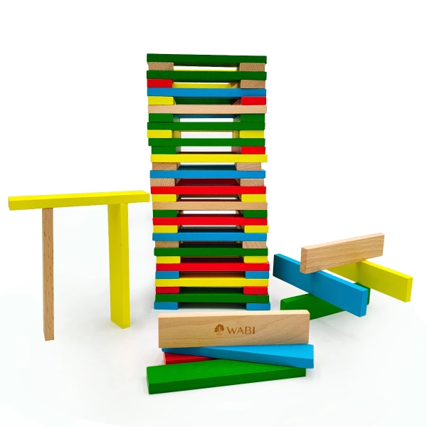 WABI Planks wooden blocks 12 cm - 100 pcs.