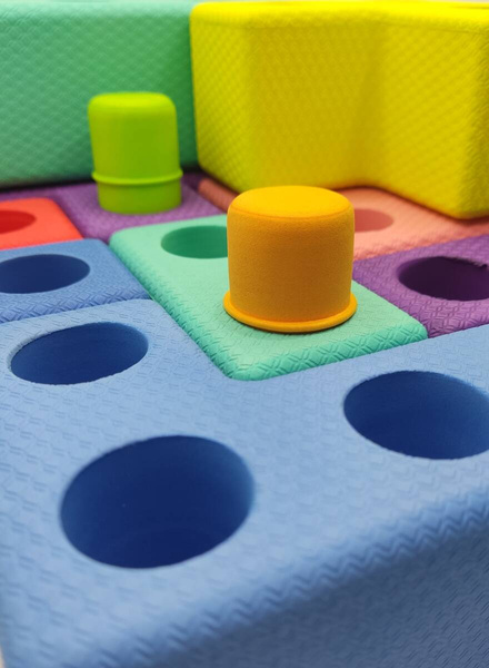 Tetris foam blocks - 45 el.