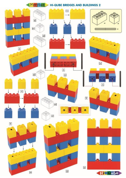 Morphun Hi-Qube 4 Vehicles - Construction Blocks