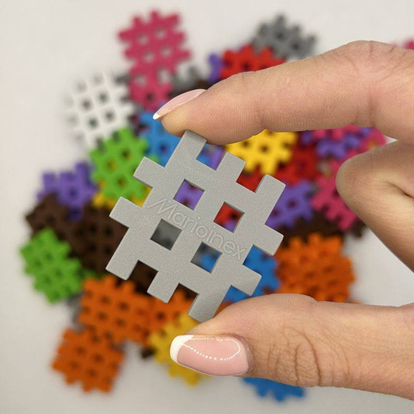 Mini Waffle Wafers 500 el. Construction blocks