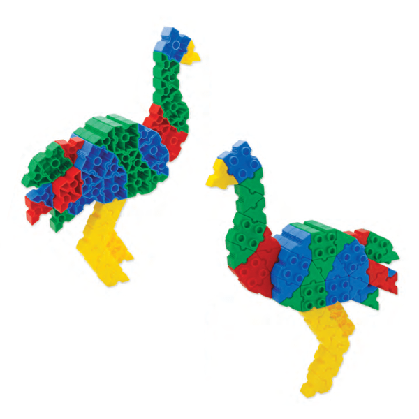 Morphun 24 Animals 252 el. - Construction blocks