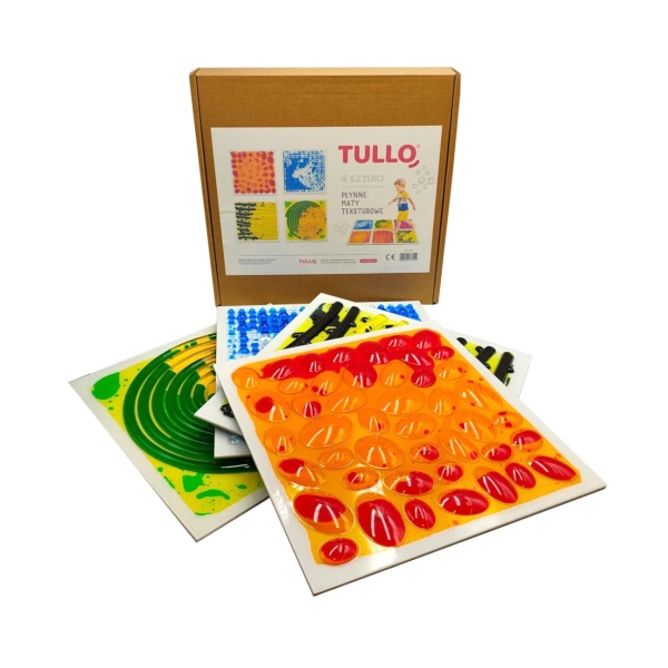 Tullo textured liquid mats - 4 pcs.