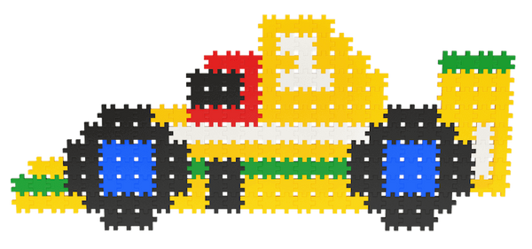 Klocki konstrukcyjne Meli Minis Edu 1400 el. – mozaika 3+