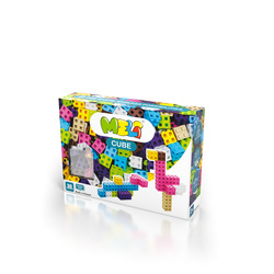 Zestaw klocków konstrukcyjnych - Meli Cube Pink 50 el.