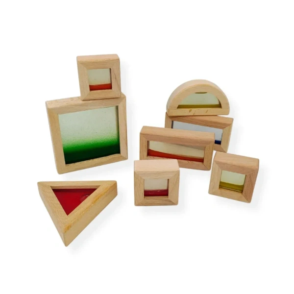 Wooden Sensory Blocks with Quicksand Effect SensArt – Kabi 2+