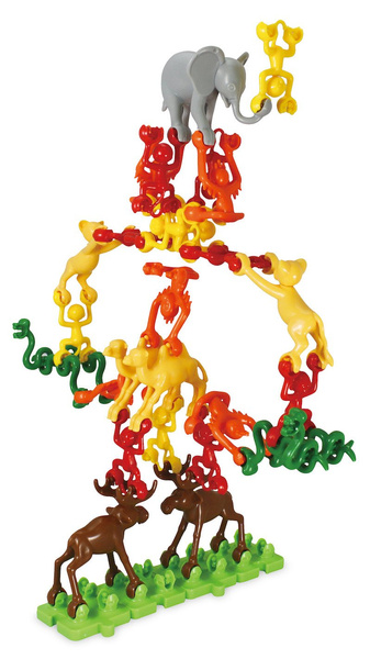 Animal RopeZoo 216 el. - educational building blocks